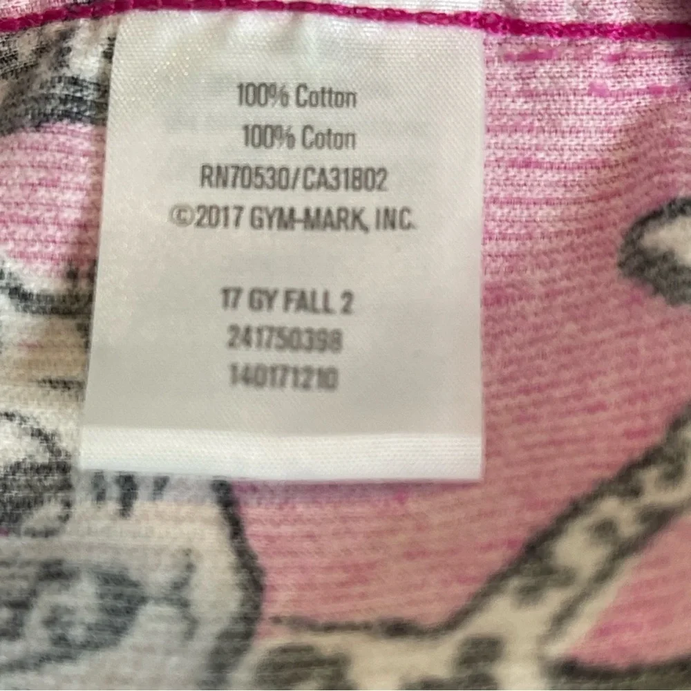 Gymboree Girls Toddler Fit & Flare Dress Pink Black Cats Elastic Waist